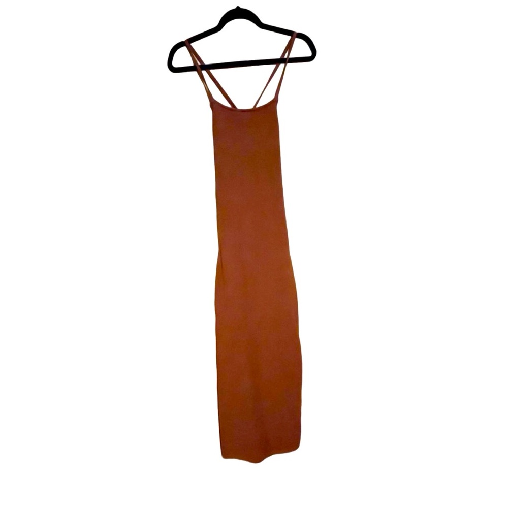 ASOS Knit Tie-Back Midi Dress